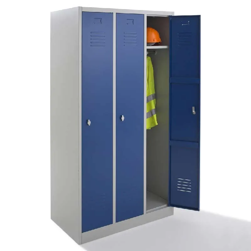 Armoire vestiaire métallique 3 portes
