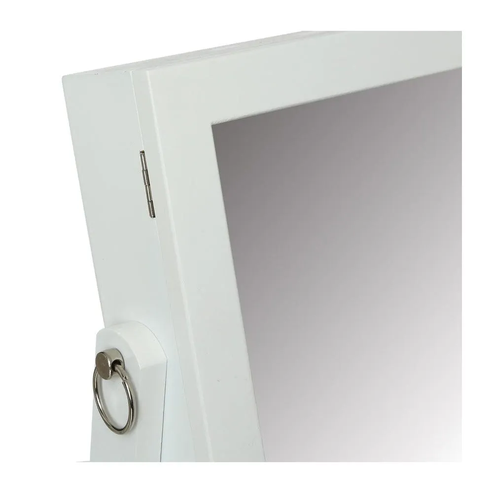 Armoire à bijoux avec miroir pivotant h28.3cm