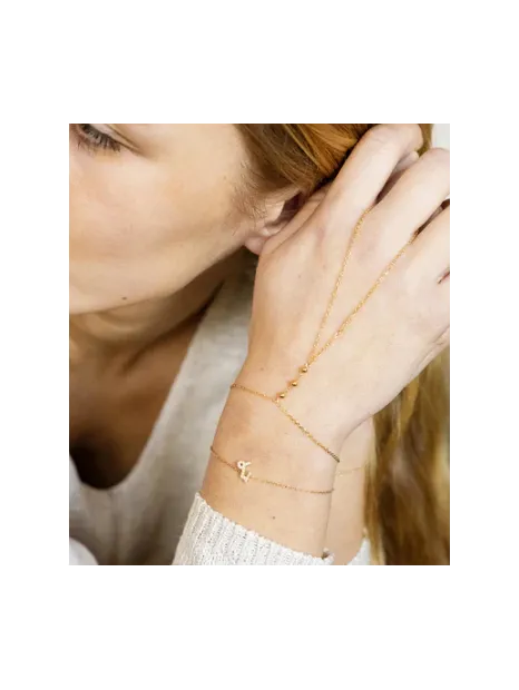 Bracelet acier doré Capricorne Zag Bijoux