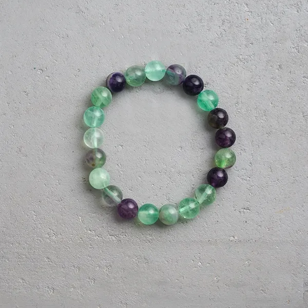 Bracelet Avec Pierres Fluorite| Bijou Spirituel | Pankaj e-Boutique
