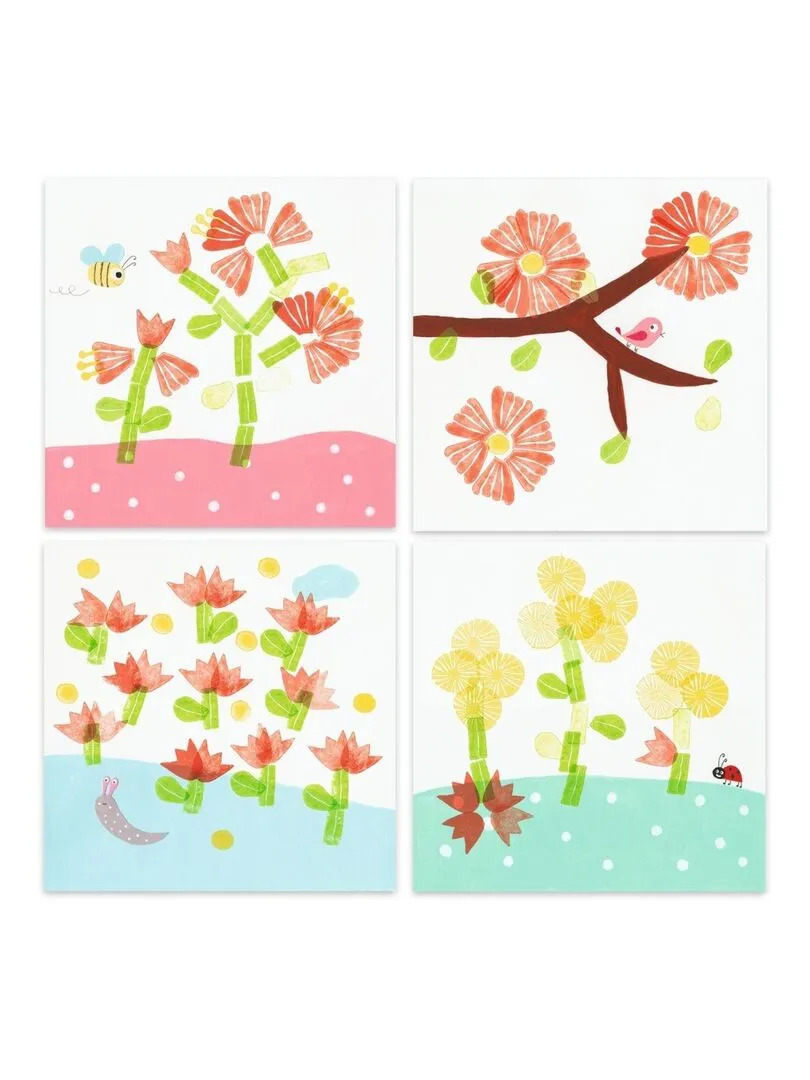 Coffret tampons : Avec des fleurs - N/A