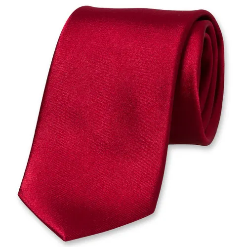 Cravates / Cravate satin rouge foncé