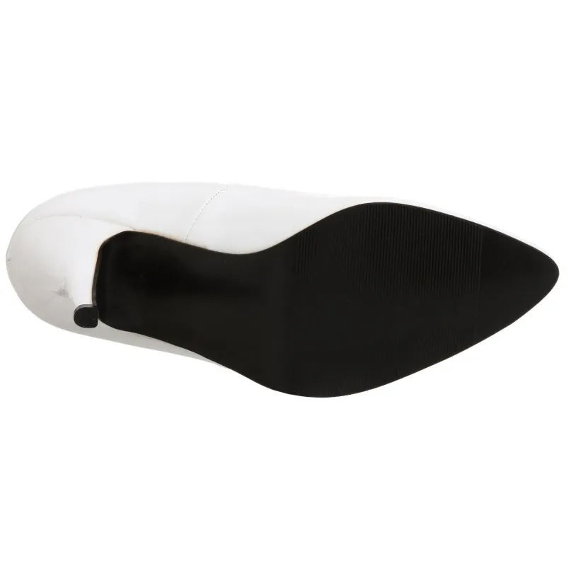Escarpins brillants blancs vernis