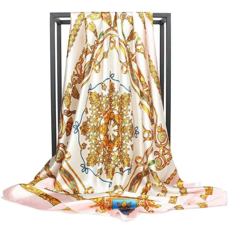 Foulard Satin Vintage