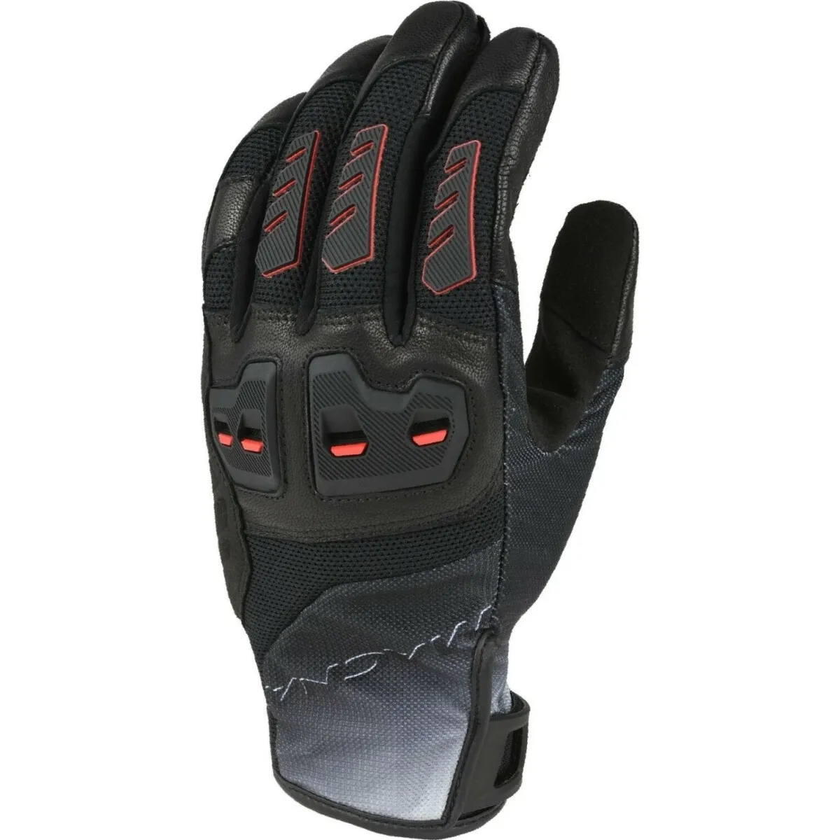 Gants Macna Jugo 2.0 Noir Rouge - Gants Moto Été