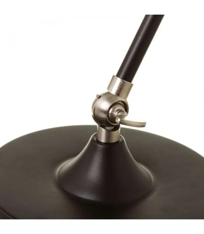 Lampe de Bureau Métal Noir - Hauteur 52cm