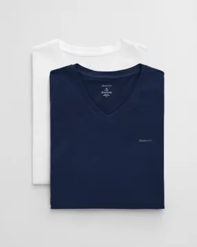 Lot de 2 t-shirts col V