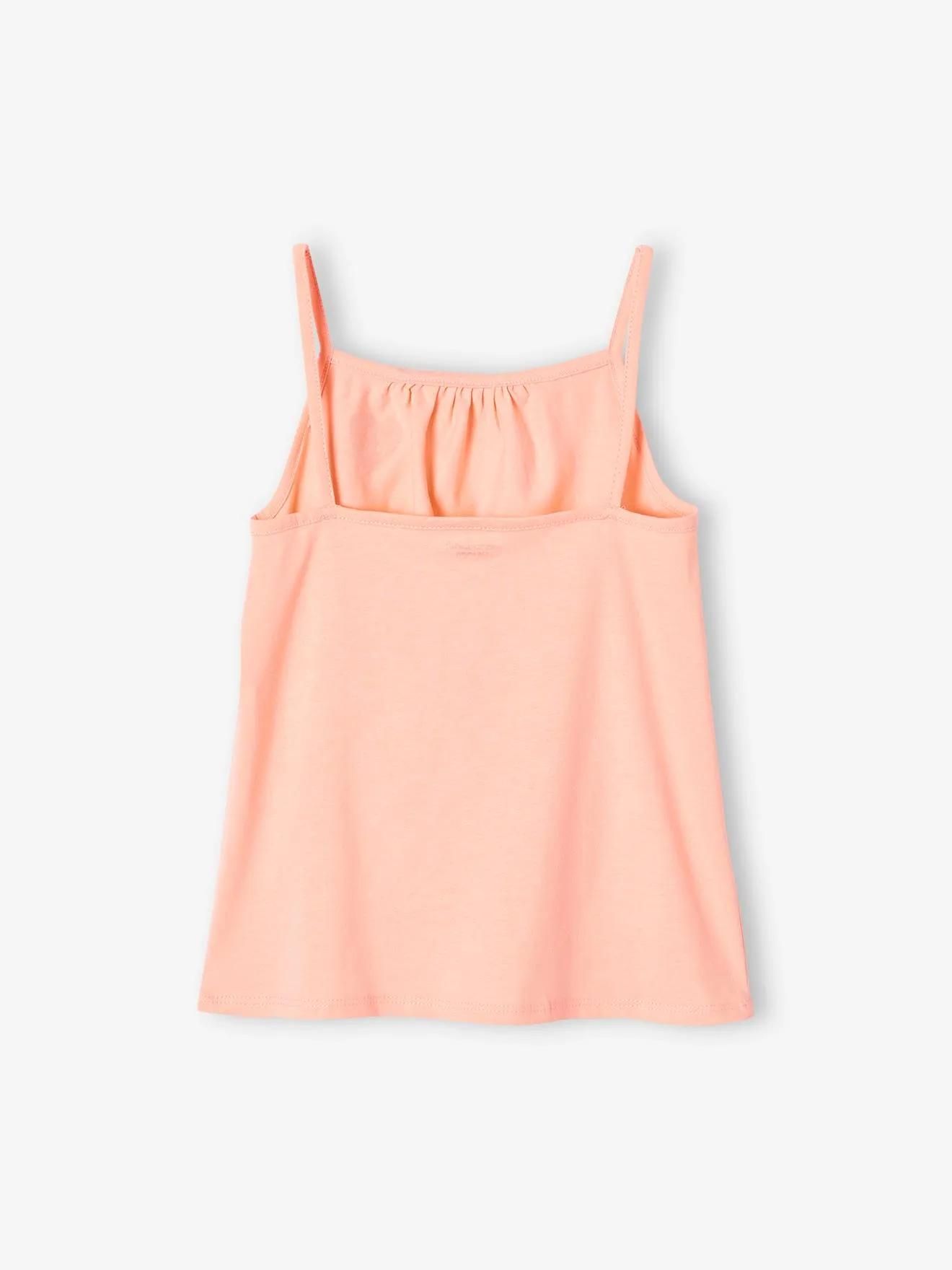 Lot de 3 débardeurs Basics à fines bretelles fille pêche - Vertbaudet