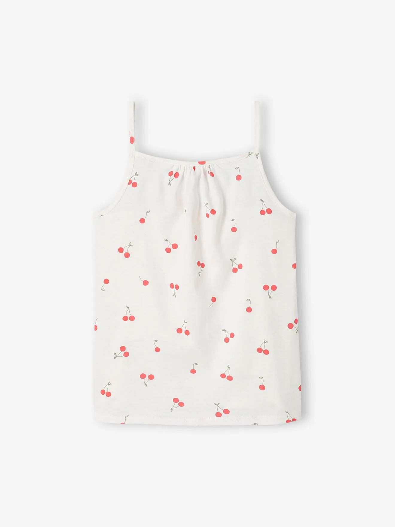 Lot de 3 débardeurs Basics à fines bretelles fille pêche - Vertbaudet