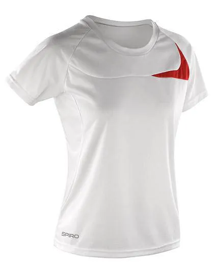 Lot de 5 T-Shirts Vierges Spiro S182F à Manches Courtes Pour Femme