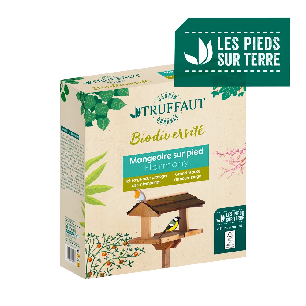 Mangeoire sur pied Harmony pour oiseaux de hauteur 116 cm