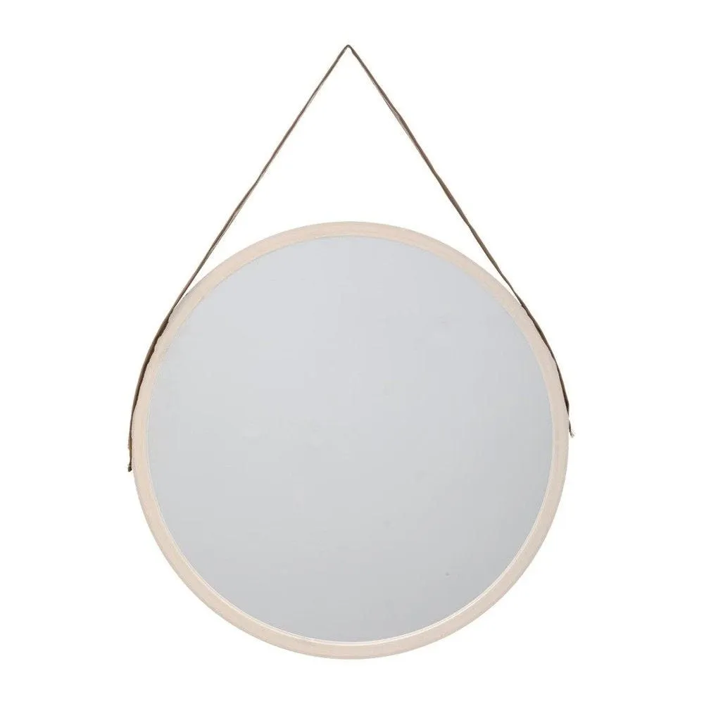 Miroir mural en bambou ø38cm