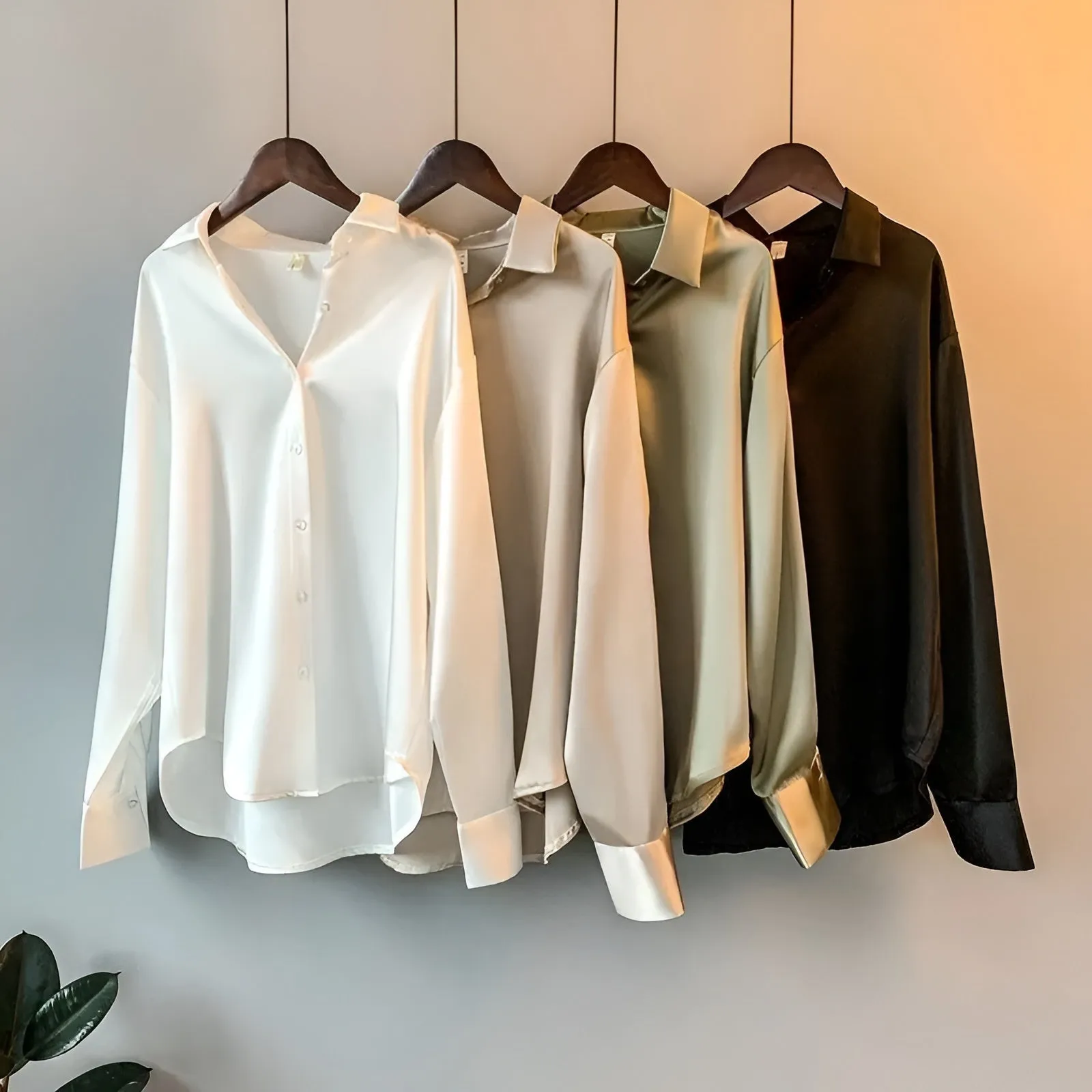 Monique | Chemise en Satin