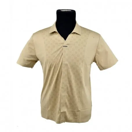 Polo homme élégant avec détails graphiques - M à 3XL - TSH843