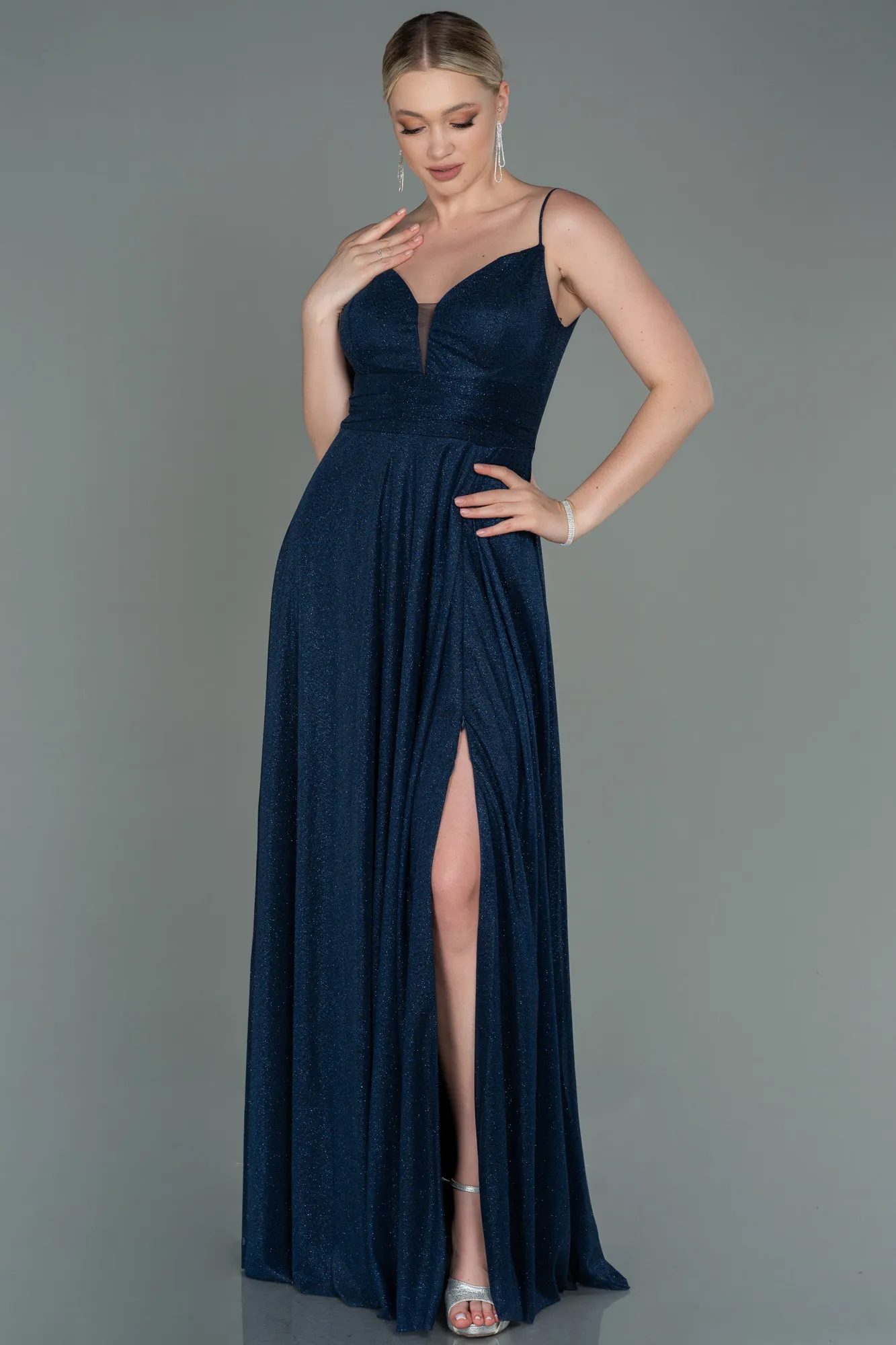 Robe de Soirée Longue Lavande ABU3195