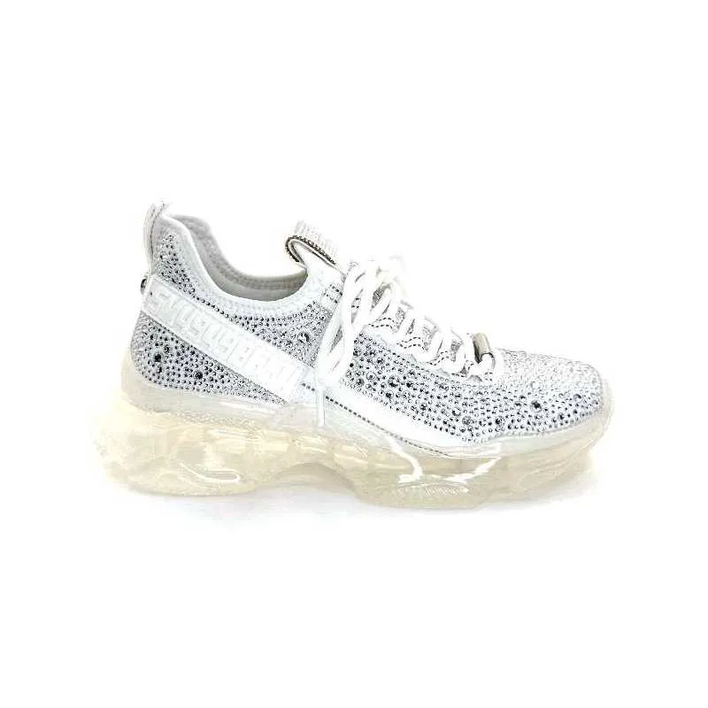 Steve Madden Maxima R Textile Blanc Strass