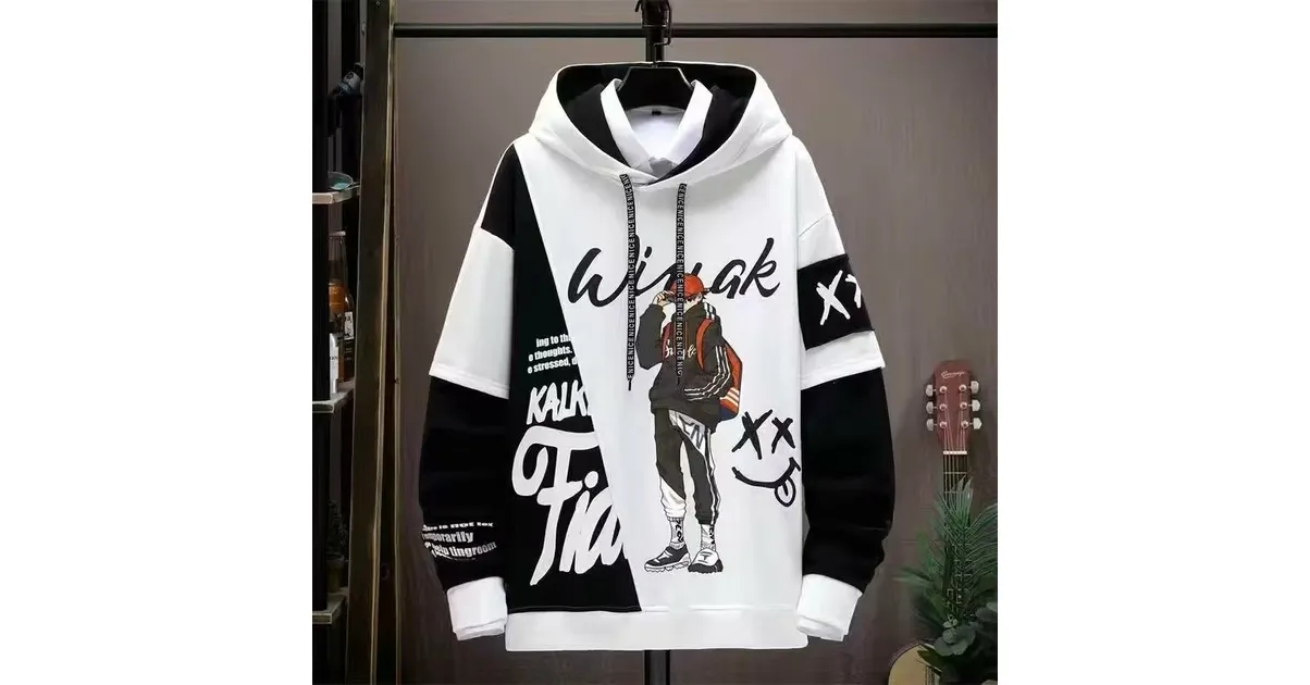 Sweat à capuche style streetwear pour hommes