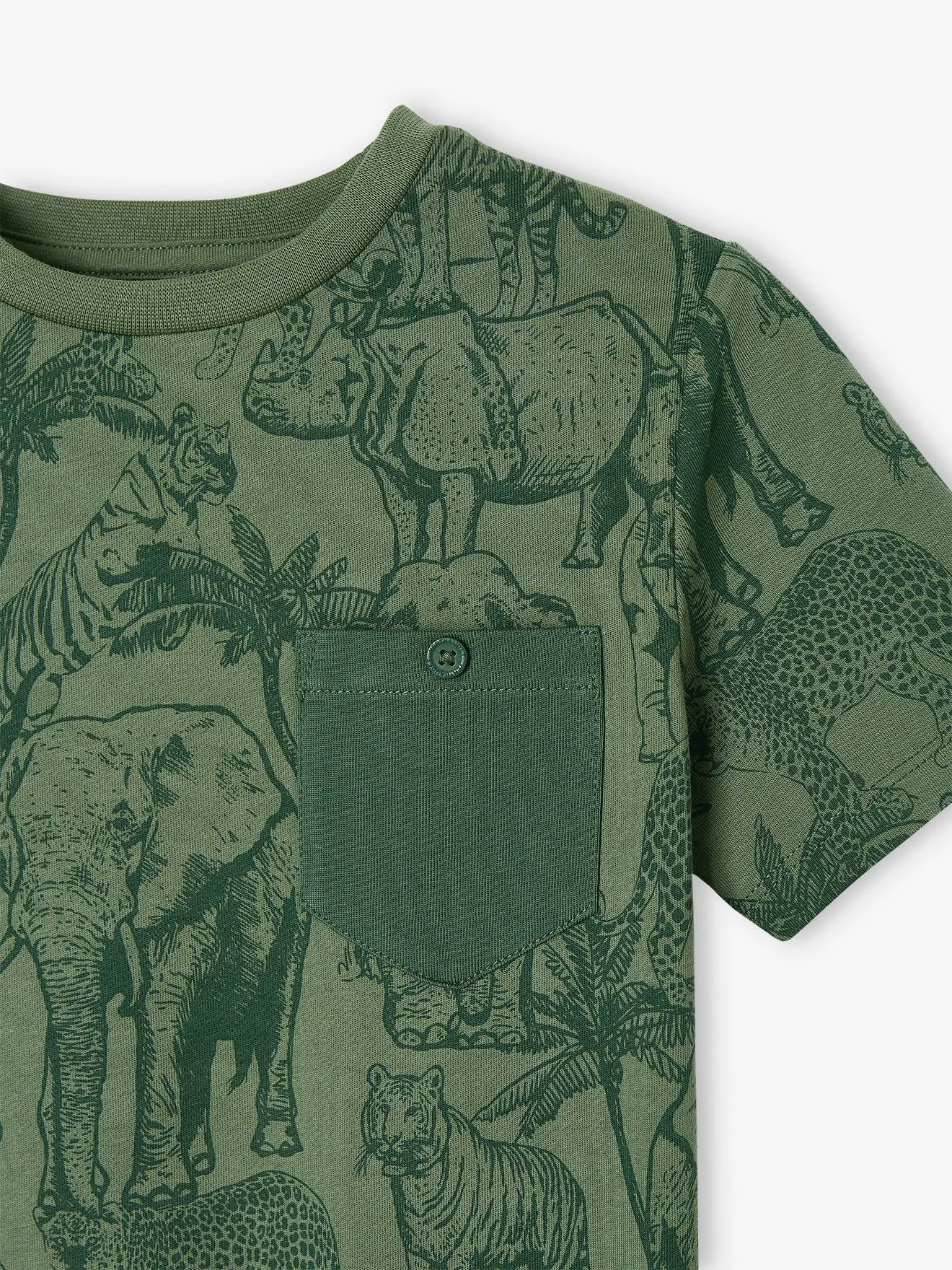 T-shirt motifs graphiques garçon manches courtes terracotta - Vertbaudet