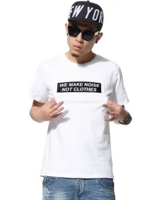 T shirt We Make Noise Not Clothes Homme Streetwear