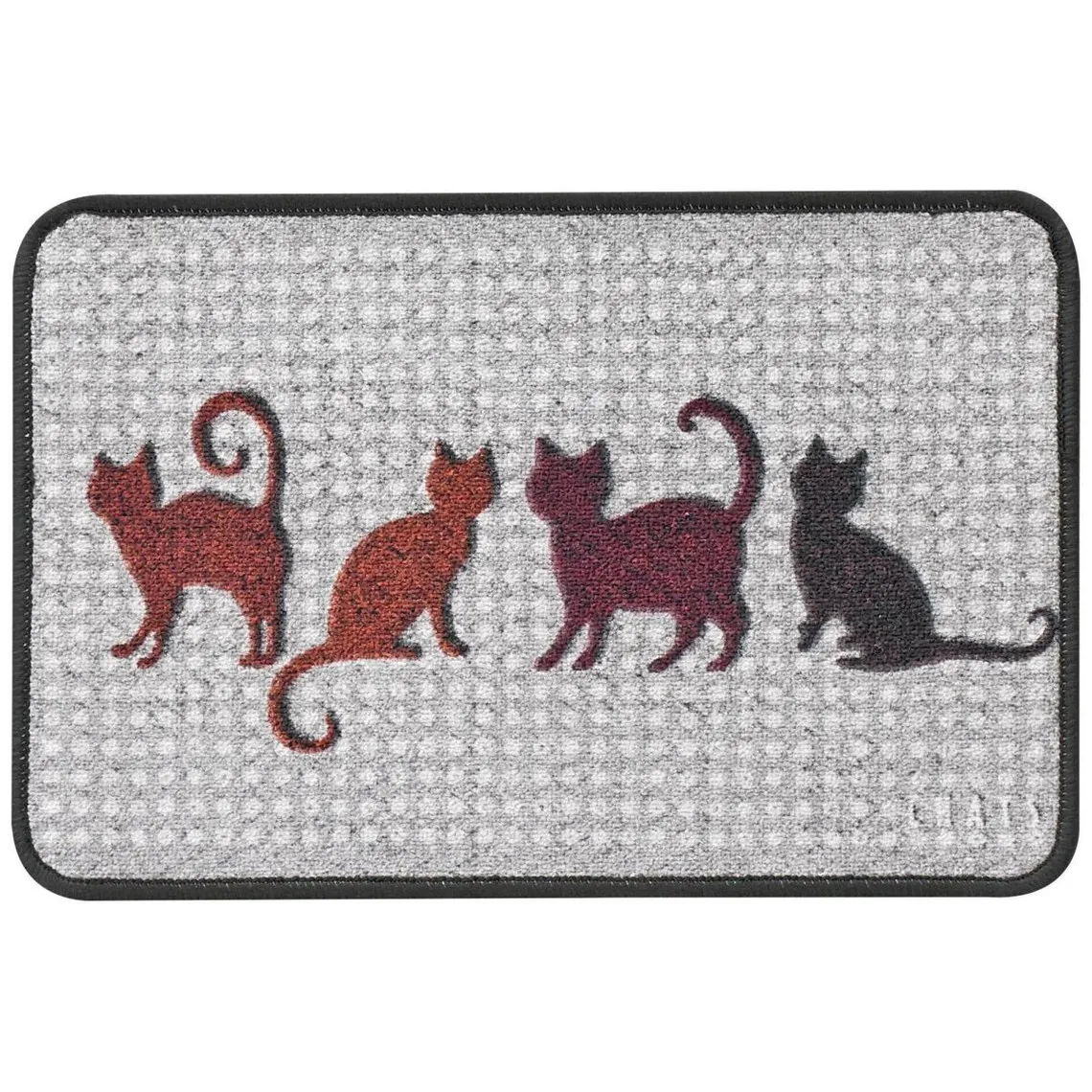 Tapis de cuisine motifs chats ASHOK 40x60 gris | 3 Suisses