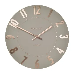 Thomas Kent Horloge Murale Murale Or Rose 30cm - Trouva